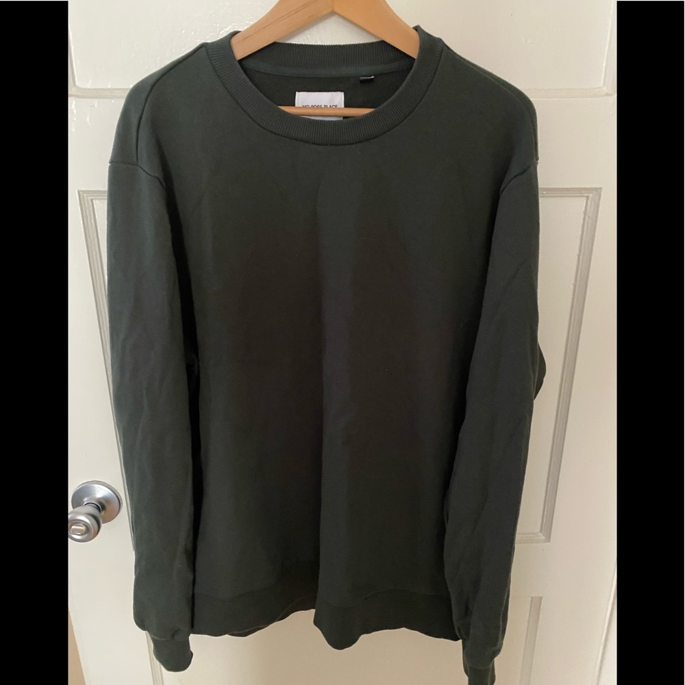 Revolve Melrose Place Dark Green Ozark Crewneck